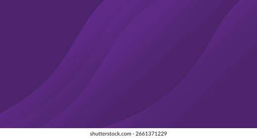 Vector purple line background curve element with space for text and message design, overlapping layers, vector