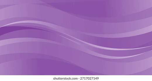 Elemento de curva de fondo de línea púrpura de Vector con espacio en blanco para el diseño de texto y mensajes, capas superpuestas, Vector