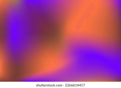 Vector purple multicolored gradient background. Modern screen wallpaper vector design for app, social media, cards, fons, work. Soft gradients - blue, pink, magenta, violet, red, orange, aquamarine.