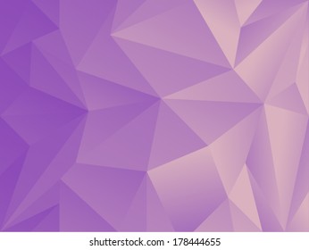 vector purple polygonal background - Separate layers for easy editing