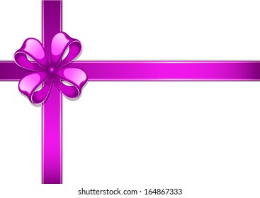 vector purple ribbon