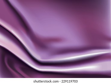 Vector of Purple silk fabric abstract background