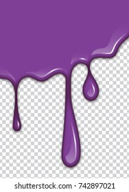 vector purple splash with transparency background. 