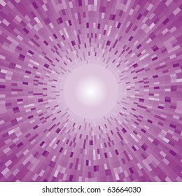 Vector purple sunburst