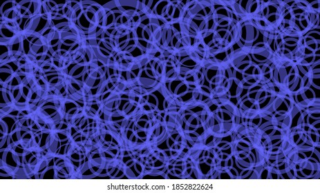 Vector, purple texture, made of translucent rings of different sizes.