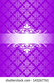 Vector purple vintage background