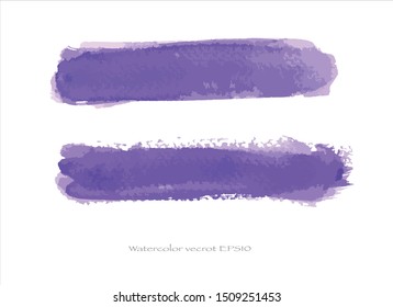 vector purple watercolor creative illustration.