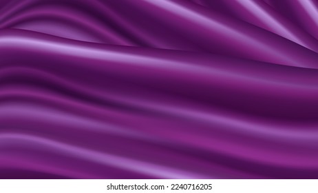 Vector Purple Wave Abstract Background
