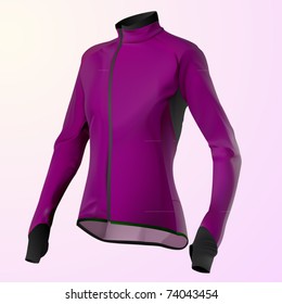 vector purple women's jacket