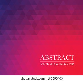 Vector Purple-Pink Triangle