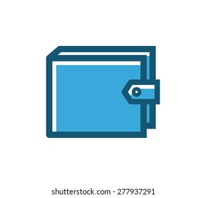 Vector purse icon or logo