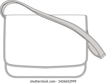 vector purse luggage handbag wallet