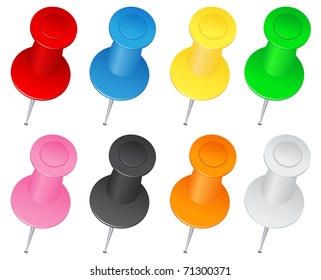 Vector Push Pins