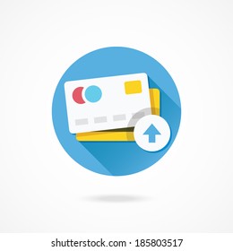 Vector Put Credit Card Icon