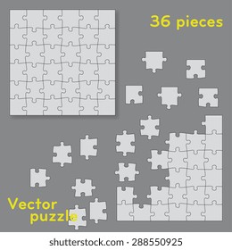 Vector puzzle background