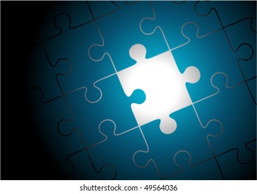 Vector puzzle background