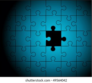 Vector puzzle background