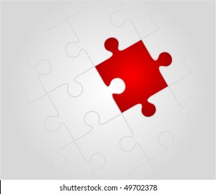 Vector puzzle background