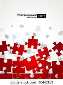 Vector puzzle background