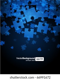 Vector puzzle background