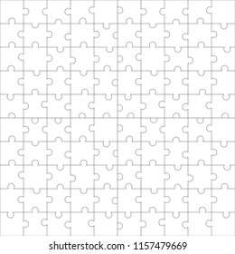 Vector puzzle background. Puzzle piece. Vector Jigsaw