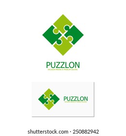 Vector Puzzle Design Logo