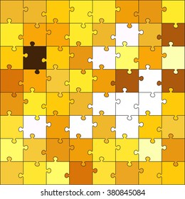 Vector puzzle game for children. Puzzle texture. Jigsaw game for kid. Visual, rebus, puzzle, educational game for preschool child