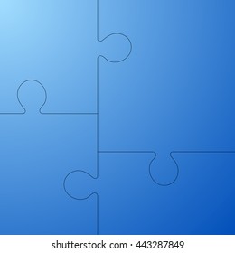 Vector puzzle icon background illustration, eps 10