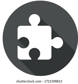 Icono de Piezas de puzzle vectorial, ilustraciones vectoriales
