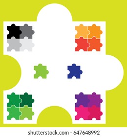 Vector Puzzle Shape