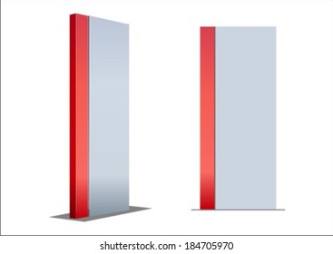 vector, pylon, sign, signage, brand, construction, blank, concept, design, advertising, exhibition, billboard, outdoor, board, display, object, panel