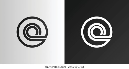 Vektorgrafik-Q-Buchstaben-Logo-Design