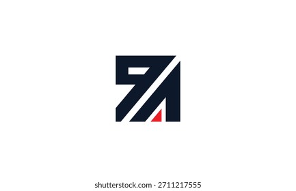 Vector QA logo, Letter QA, AQ letter logo design. Initial letter AQ uppercase monogram logo.
