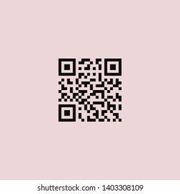 Vector QR code icon . Vector web design