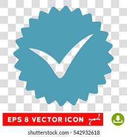 Vector Quality EPS vector pictograph. Illustration style is flat iconic cyan symbol on a transparent background.