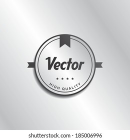 vector quality retro label sticker