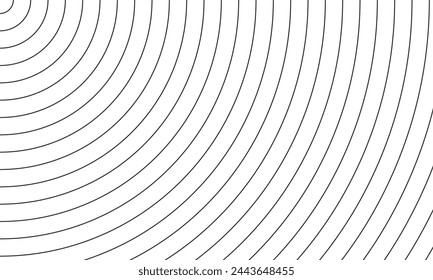 Vector Quarter Circle Lines For Background, wallpaper, wrapping paper 