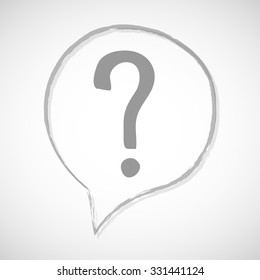 Vector question mark sign icon, Illustration EPS10