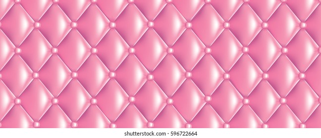 Vector Quilt Texture Banner Sweet Pink Colors