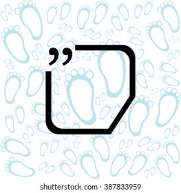 vector quotation marks with thin line speech bubble. concept of citation, info, testimonials, notice, textbox. isolated on white background. flat style trend modern logo design vector illustration