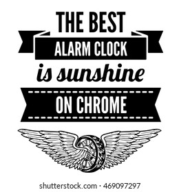 Vector quote about motorcycles and bikers