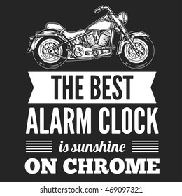 Vector quote about motorcycles and bikers