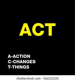 Vector quote. act