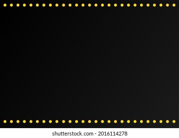 Vektorsymbol, schwarz-gelber goldener Hintergrund