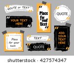 Vector quote  collection. Hand drawn frames, square, rectangle and round speech boxes. Grunge brush  texture. 