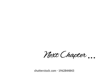 Vector Quote, Next Chapter White Background