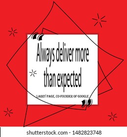 Vector quote. There are no shortcuts to success