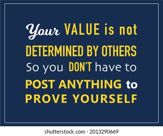 Vector Quote Your Value Not Determined Stock Vector (Royalty Free ...