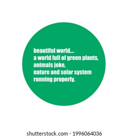 vector quotes for t-shirt, amazing green planet, we have to keeps animals and solar system from pollutions.
