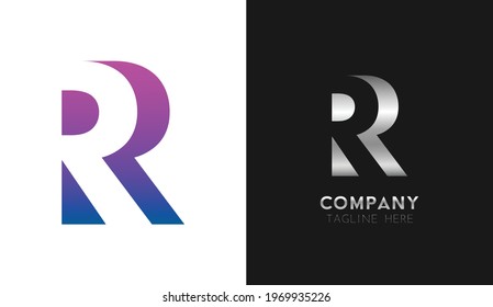 Vector r logo design template